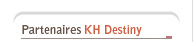 Partenaires KHDestiny